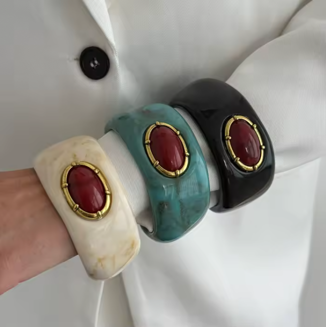 Bangle gemstone jewelry