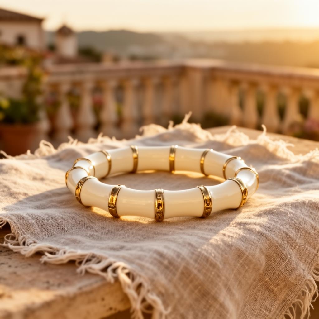 Bamboo Bangle Ivory