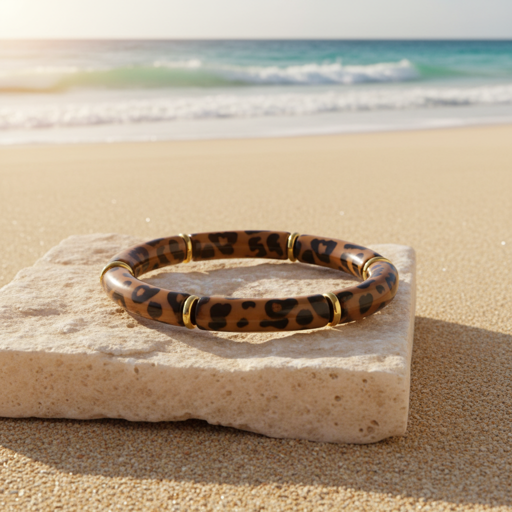 Bamboo Bangle Leopard