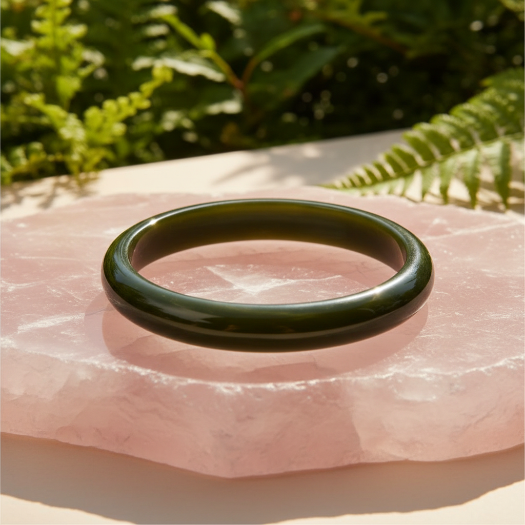 Round Stretch Bracelet - Forest