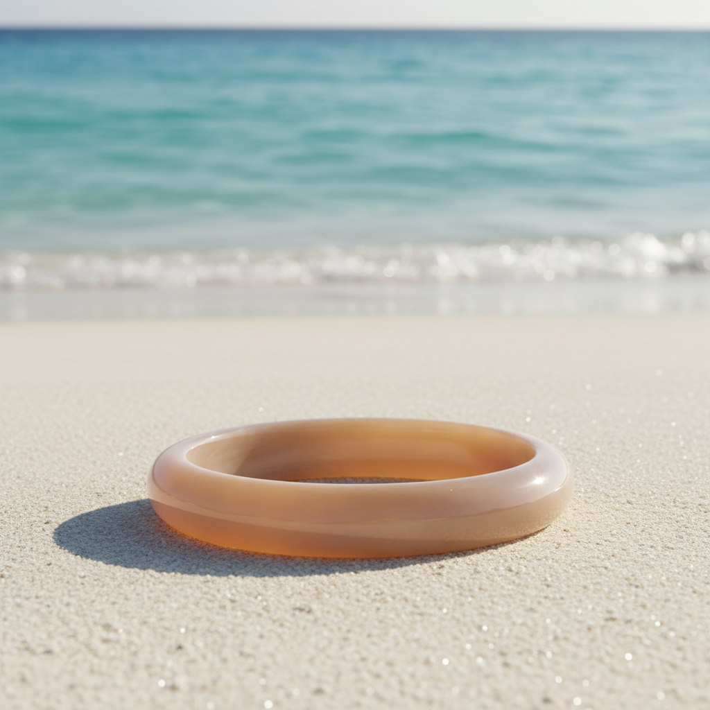 Round Stretch Bracelet - Sand