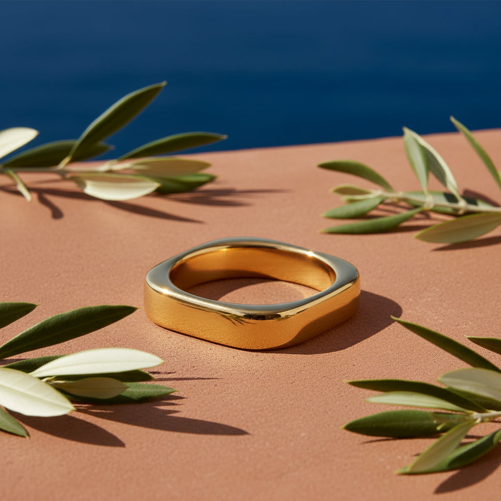 Square Bangle Mediterranean