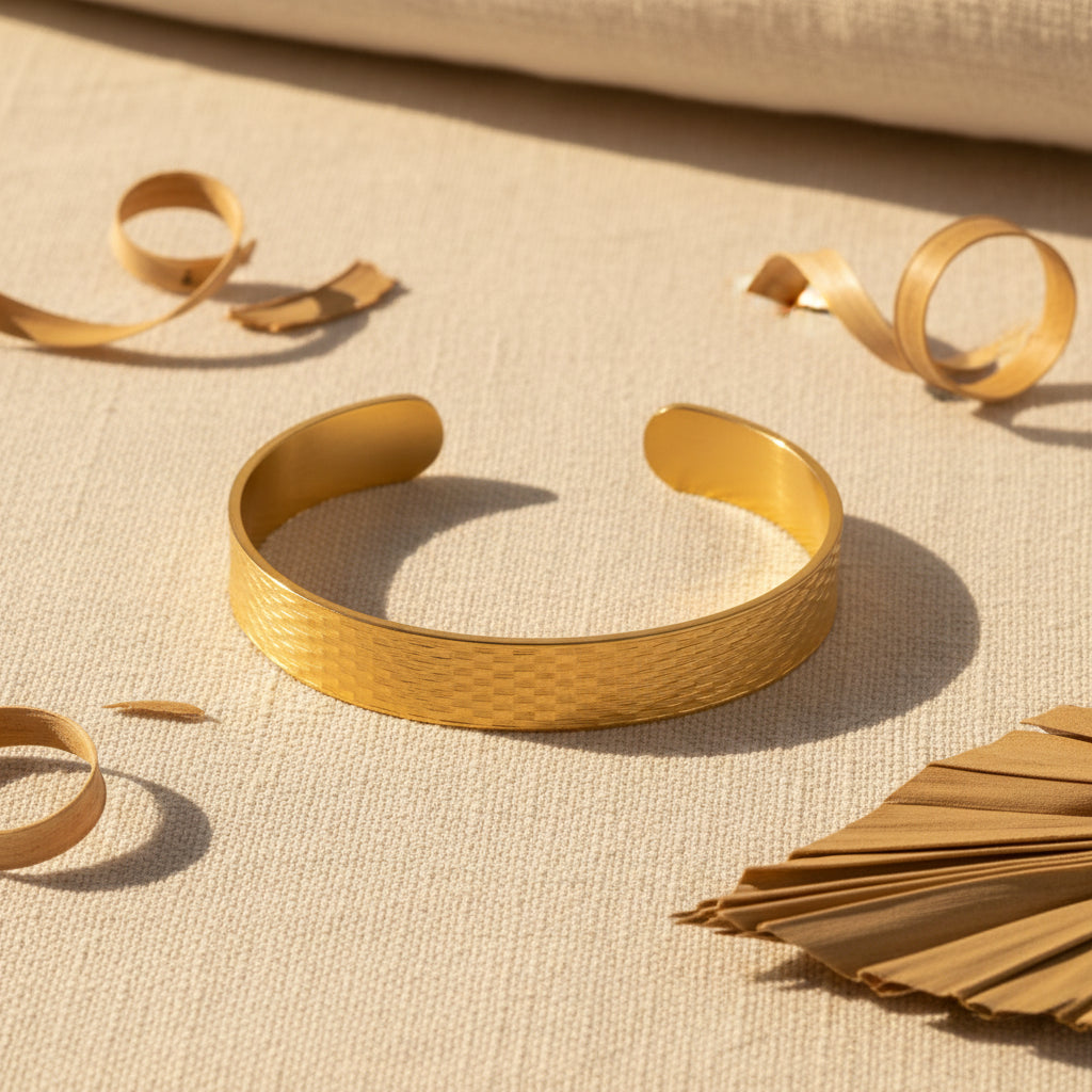 Woven Cuff Gold